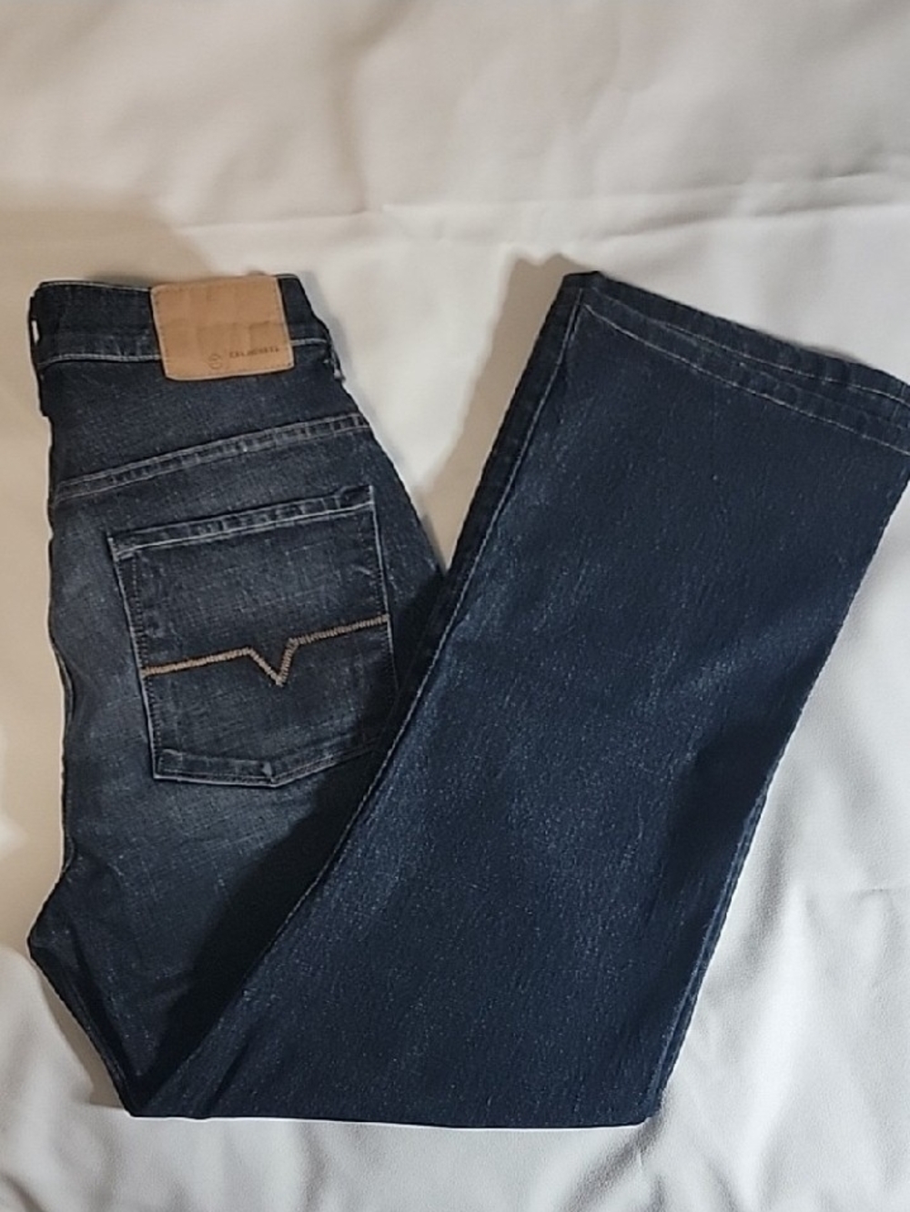 Guess Jeans The Dean Straight Leg Men's 33x30 Dark Wash Denim
